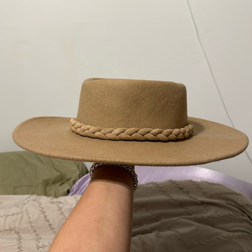 A New Day Women's Tan and Cream Hat